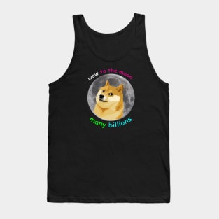 Doge to the moon Tank Top